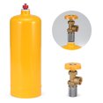 thumbnail image 1 of Refillable 1.98Lb Propane Cylinder with Gas Valve For Outdoors Travel Hiking Camping, 1 of 7