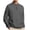 Gray, variant on CQONEPT Men's Big and Tall 1/4 Sweatshirt Fall Fashion Casual Pullover Sweatshirts Sports Outdoor Winter Cloth with Kangaroo Pocket Light Blue L