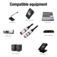 thumbnail image 3 of Light 10-Pack 1.5m XLR Cable Conjunto Cable de Micrófono de Círculo Colorido DMX Cable de Luz de 3 Pines Masculino A Hempra para la Mezcla de Micrófono de Luz Pareja de Foco de, 3 of 7