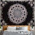 thumbnail image 4 of Gojian Boho Floral Mandala Tapestry Wall Hanging Pink Bohemian Flower Medallion Tapestry Aesthetic Watercolor Hippie Indian Small Tapestries for Bedroom Living Room Dorm Decor, 4 of 6