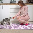 thumbnail image 3 of Pink and Purple Of Leopard Print Kitchen Rugs Sets Of 2,Anti Fatigue Kitchen Mat Rugs Non Slip Washable,Decorative Kitchen Floor Mats for Kitchen,Sink,Laundry,17"x30"+17"x47", 3 of 7