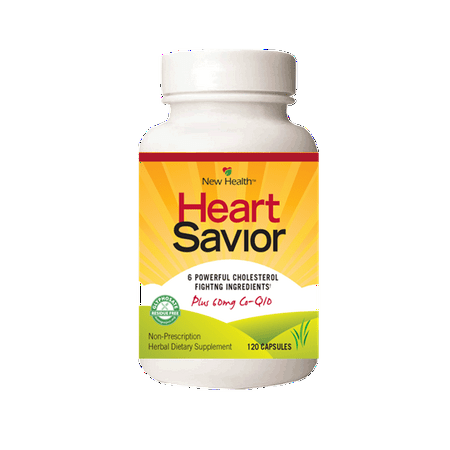 Discount Heart - New Health Heart Savior with CoQ10 Capsules, 120 Ct