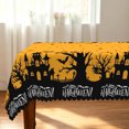 thumbnail image 5 of Tchckioa 60x84 Inch Rectangular Tablecloth for Kitchen Dining,Washable Table Cover(Happy Halloween Decor), 5 of 6