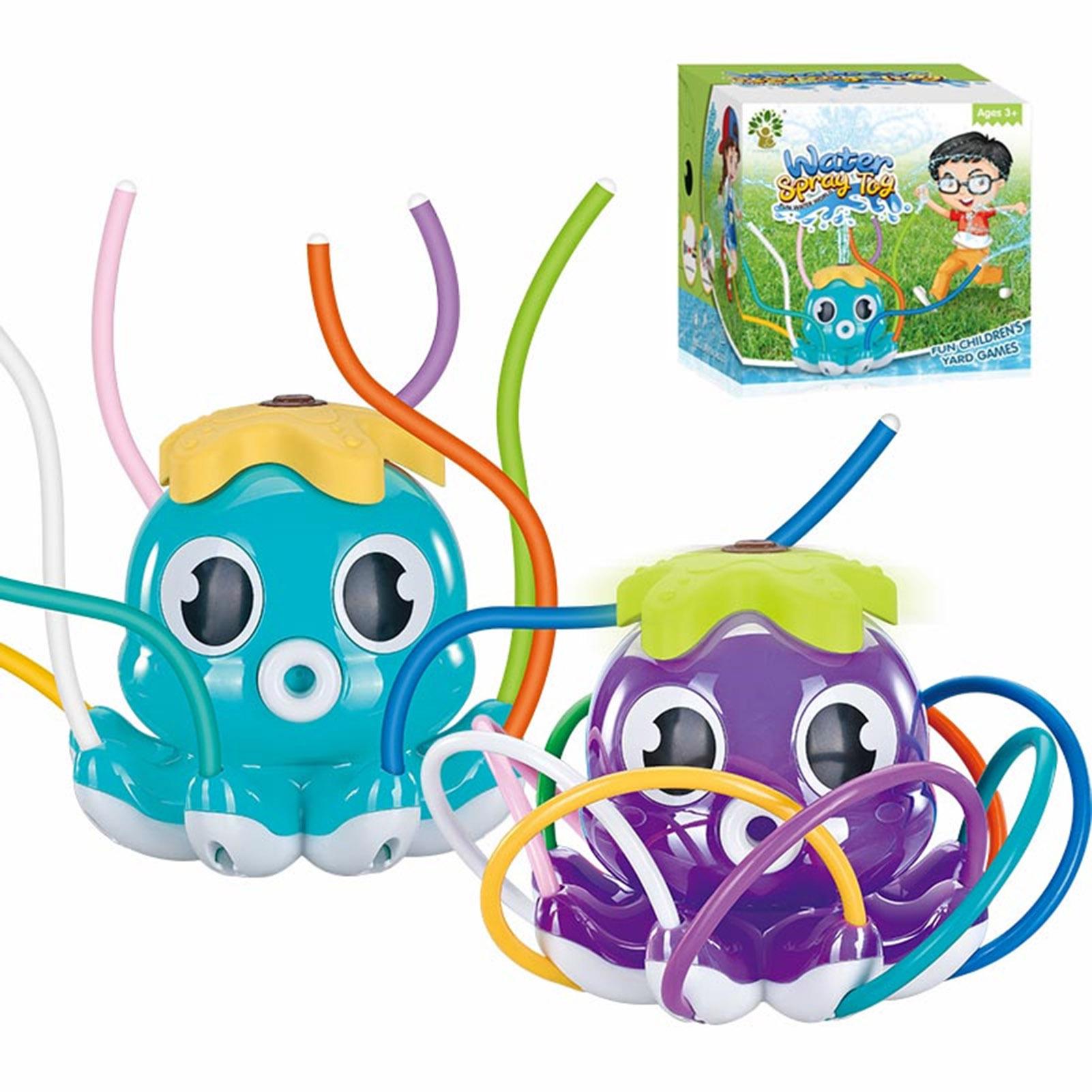 Kids SprinklersOutdoor Water Toy Sprinkler for KidsCute Octopus Water