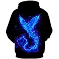 thumbnail image 2 of "Xishao Sudadera con Capucha De Llama Colorida para Hombre Y Mujer, Abrigo con Capucha 3D, Chaqueta Divertida Negra, Otoño E Invierno" Xishao ropa, 2 of 2