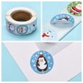thumbnail image 4 of 1roll Christmas Roll Stickers 8 Different Designs Decorative Sealing Stickers for Christmas Party Favors Holiday Decorations Christmas Themed Pattern 25mm about 500pcs/roll, 4 of 5