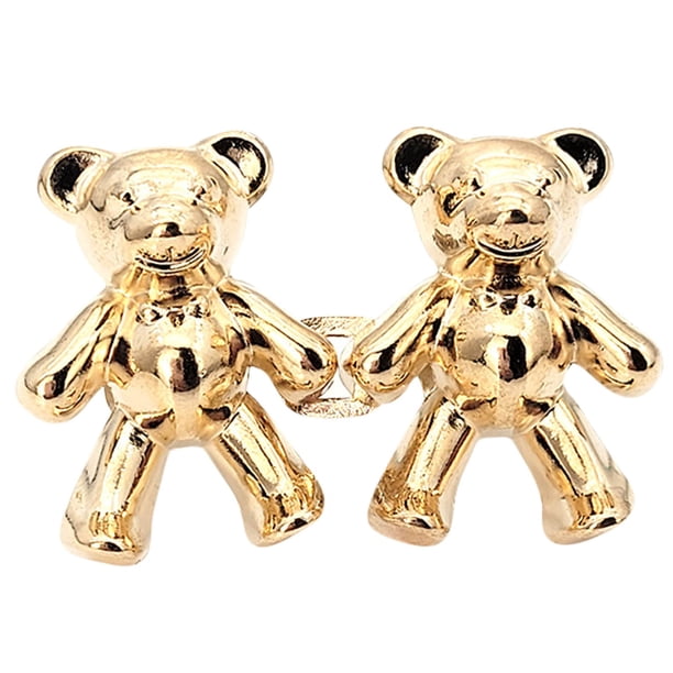 Cute Bear No-Sew Waist Button, Jean Buttons Pins For Loose Jeans Waist Button, No Sewing Required, Waist Tighten Metal Waist Button Pin For Jeans