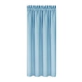 thumbnail image 2 of Brixlen Rod Pocket biue Curtain Panel, Thermal Insulated Light Blocking Window Drape, Energy Saving Privacy Window Curtain for Bedroom Kitchen Apartment, 2 of 3