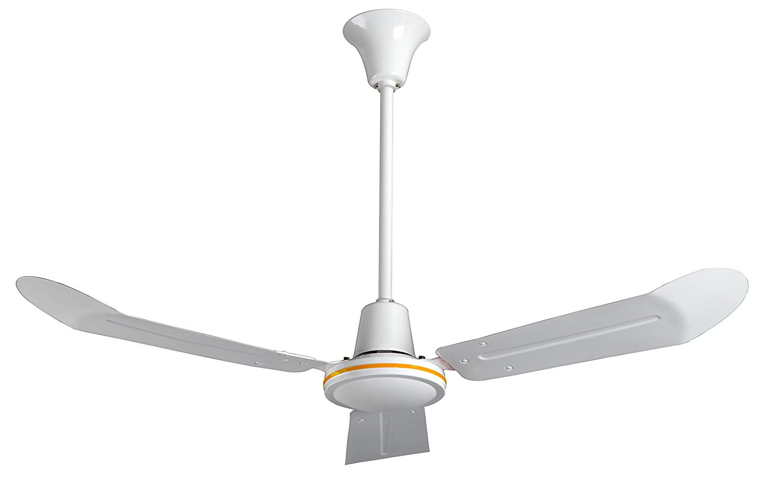 Ves 48 Inch Industrial Garage Ceiling Fan Forward Reverse With 18 Inch Down Rod Curverd Blades Walmart Com