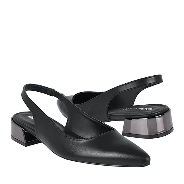 Zapatos dama Stylo 35601 Simipiel negro