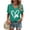 White, variant on Women's St. Patrick's Day V Neck Shirts Shamrock Heart Graphic Short Sleeve Casual Tees Irish Holiday Tops for Daily Wear