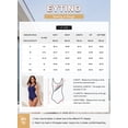 thumbnail image 3 of Eytino Swim Suit Athletic One Piece Swimsuit Racerback Cross Back Bathing Suit Training Sport Slimming Swim Suits Modest Full Coverage Swimming Suits Womens Swimwear Blue XL, 3 of 8