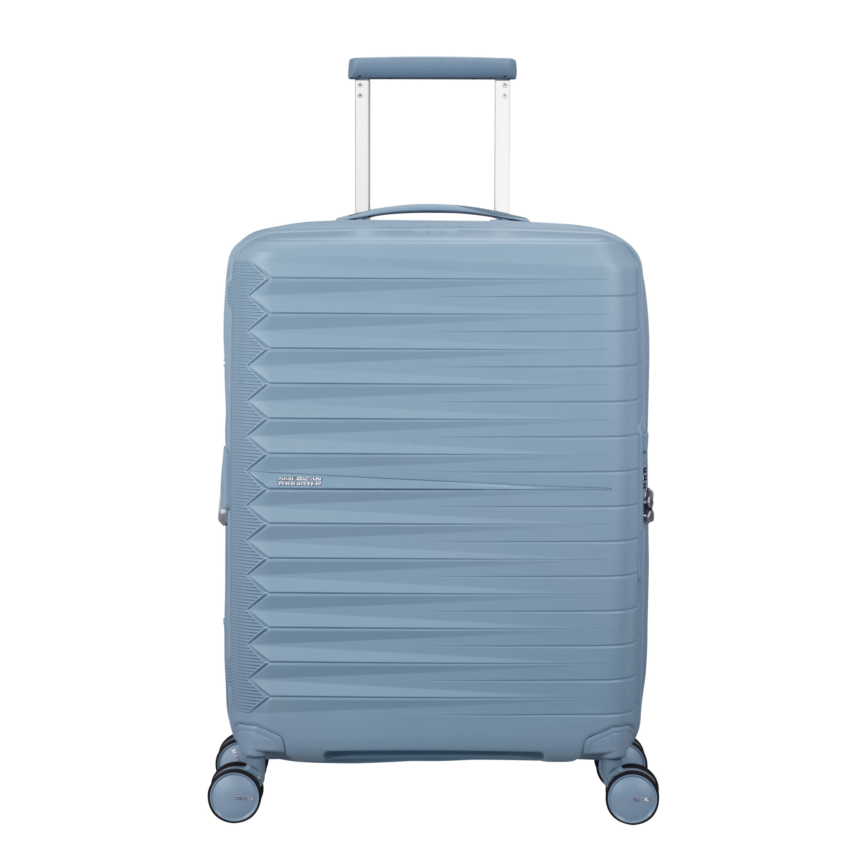 American Tourister Fastforward Hardside Carry On Suitcase with Spinner Wheels - Steel Blue