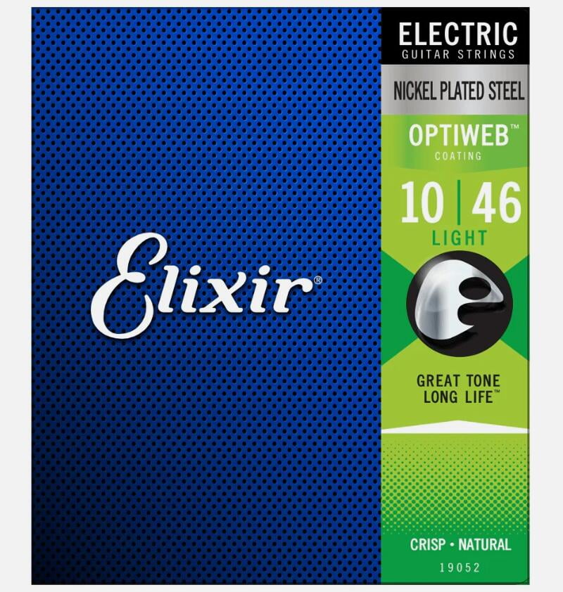 6 Sets! Elixir OPTIWEB Nickel Electric — 19052 Light .010-.046