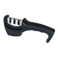 thumbnail image 3 of AMLESO 3 Steps Kitchen Sharpening Whetstone Honing Stone Grinder Grinding Tool, Black, 3 of 8