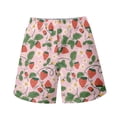 thumbnail image 4 of Binienty Men's Board Shorts Swim Trunks With Strawberry Floral - Quick Dry for Beach Swimming and Summer Vacation, 4 of 10