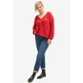 thumbnail image 3 of Ellos Comfortable Women's Plus Size Boyfriend Jeans Stretch Denim Mid-Rise, 3 of 4