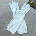 thumbnail image 7 of mdesiwst 1 Pair Beekeeping Gloves Anti-bee Breathable Protective Long Sleeves Canvas Goat Leather Comfortable Beekeeping Gloves, 7 of 7