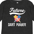 thumbnail image 4 of Inktastic Future Dart Player Boys or Girls Long Sleeve Toddler T-Shirt, 4 of 5