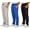 Set 4, variant on 3 Pack: Men's Mesh Athletic Gym Workout Lounge Open Bottom Sweatpants with Pockets (Available In Big & Tall)
