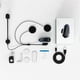 thumbnail image 2 of Casco Auricular Casco Bluetooth 4.1 Compacto Portátil Recargable 450 Mah Práctico Ip54 Auriculares Impermeables Sistema De Comunicación Casco Intercom Interphone Kit Inevent EL007734-00, 2 of 6