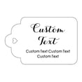 thumbnail image 1 of 100 PCS Personalized Paper Hang Tags Made Any Text Custom Tags Wedding Favor Gifts, 1 of 1