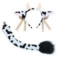 thumbnail image 1 of Juego de orejas y cola de vaca, accesorios de cosplay de vaca, vaca, 1 of 5