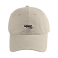 thumbnail image 2 of Under $2 Adjustable Dad Hat AURORADY Wide Brim Small Baseball Cap All Sun Hat Fashion Letter Embroidery Cap, Beige One Size Baseball Caps, 2 of 4