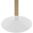 thumbnail image 4 of Modway Whirl Round MDF Wood Steel and Birchwood Dining Table in White, 4 of 4