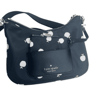 Kate Spade New York Womens Chelsea Printed Small Nylon Crossbody Bag (Black Multi)