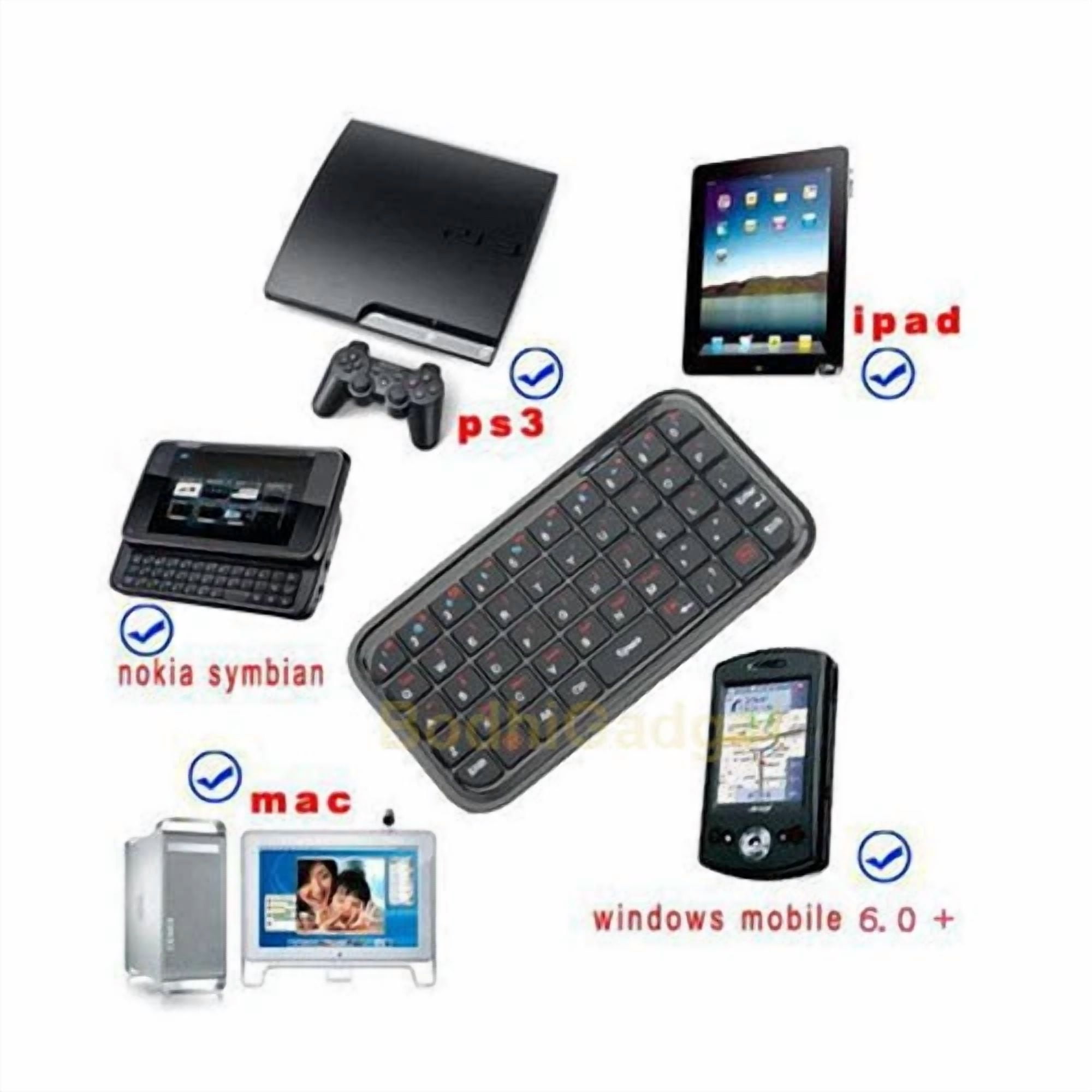 CRESTIN- Mini Wireless Bluetooth 3.0 Keyboard For Pc Android Tv Xbox Ps3 Raspberry Phone