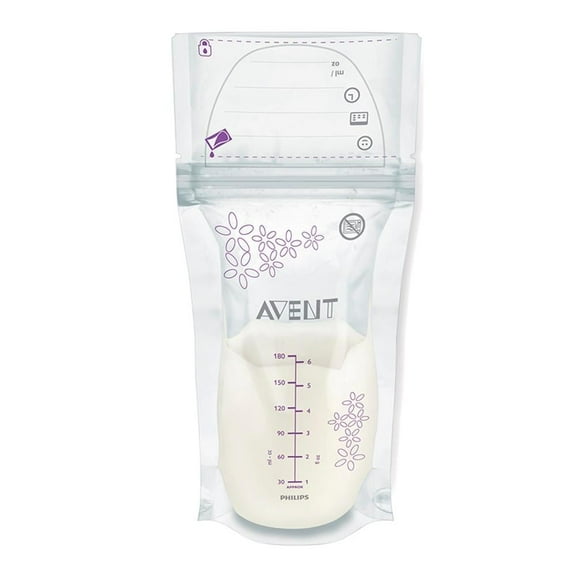 Bolsas para Leche Materna Philips Avent 6 oz - 180 ml 25 Piezas