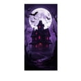 thumbnail image 2 of Halloween Door Cover Decorations,35X71" Spooky Castle Bat Door Curtain,Vintage Halloween Windows Wall Theme Party Decorations Photography Backdrop Props, 2 of 6