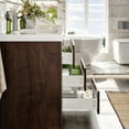 thumbnail image 6 of Eviva Lugano 84" Rosewood Modern Bathroom Vanity with White Integrated Acrylic Double Sink, 6 of 6
