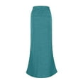 thumbnail image 4 of Slim Fit Ruched Pencil Skirts For Women Elastic Band Bodycon Shirring Skirt Skirt And Fishtail Skirt Midi Pleated Skirt Girls Swim Skirt Pencil Skirts for Women below Knee Sheer Skirt Puffy Skirts, 4 of 4