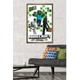 thumbnail image 2 of Minecraft: 15th Anniversary - Hostile Behavior Wall Poster, 22.375" x 34" Framed, 2 of 5