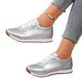 thumbnail image 5 of Willtoo Women's Slip on Sneakers Fashionable Contrast Orthopedic Sneakers Casual Mesh Lace Up Walking Sports Tennic Shoes for Walking, Commuting and Everyday Wear, 5 of 5