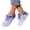 Purple, variant on Women's Slip on Walking Running Shoes Breathable Gym Workout Tennis Casual Fashion Sneakers