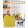 thumbnail image 4 of Yellow Stand Mixer Dust Cover with Storage Pocket & Handles, Pure Yellow Fits All Tilt Head & Bowl Lift Kitchen Appliance Cover Organizer Bag Accessories, 6-8 Quart, 4 of 6