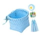 thumbnail image 2 of Cesta de bicicleta para niños tejida a mano, cesta de triciclo de repuesto, cesta de almacenamiento desmontable Azul, 2 of 9