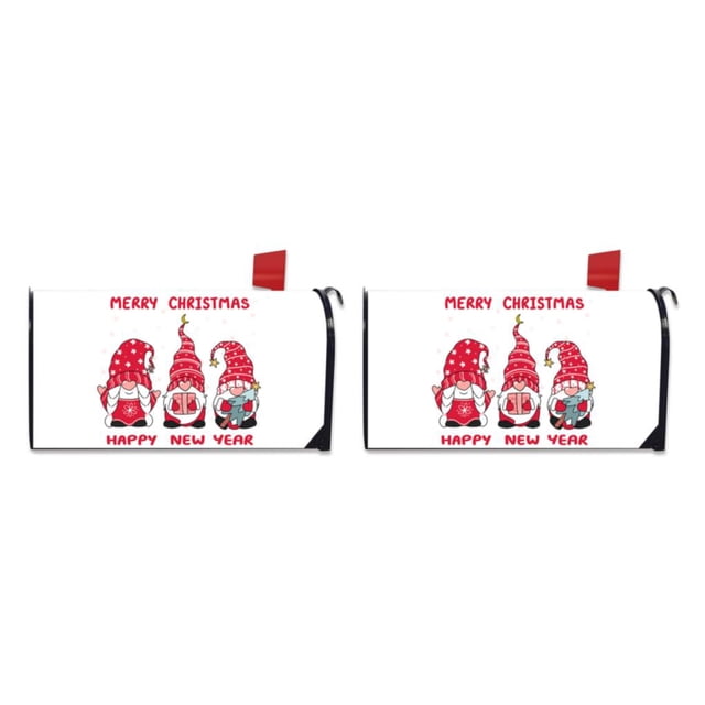 relayinert Brighten Up Front Yard Bright And Warm Decoration Mailbox Cover Standard Size Cloth Printed Spring Mailbox Cover YTYH2309086 2Set