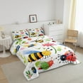 thumbnail image 2 of Bee Twin Comforter Set , Ladybird Bedding Set For Teen Adult, Reptile Crawler Quilt, Flower Pastoral Style Duvet Insert Rustic Farmhouse Decorations, 2 of 6