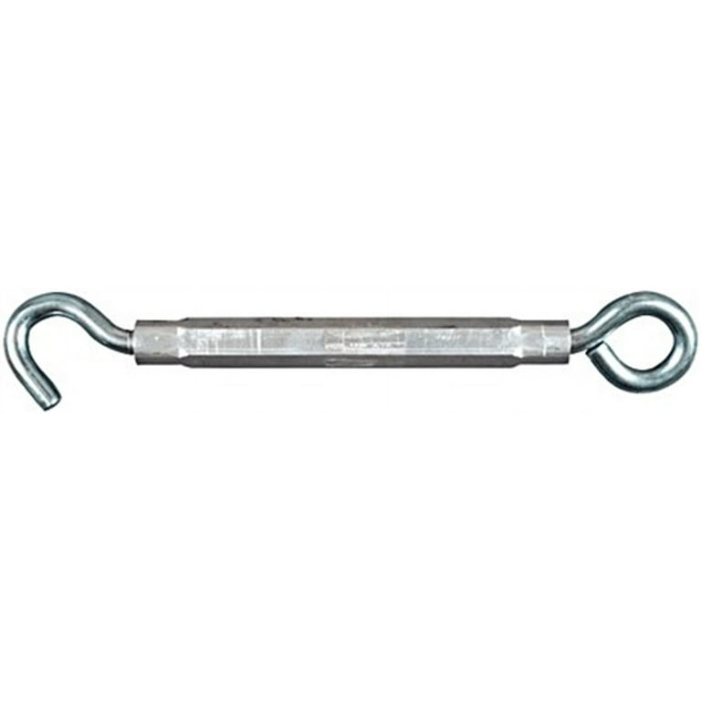National Hardware Zinc-Plated Aluminum/Steel Turnbuckle 90 lb. cap. 7.5 in. L National Hardware Zinc-Plated Aluminum/Steel Turnbuckle 90 lb. cap. 7.5 in. L