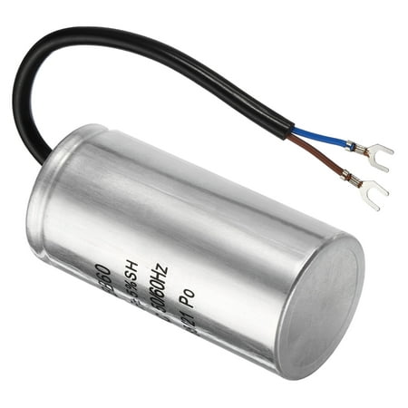 

Uxcell CBB60 60uF Running Capacitor AC 450V 2 Wires 50/60Hz Cylinder 105x50mm for Air Compressor Motor