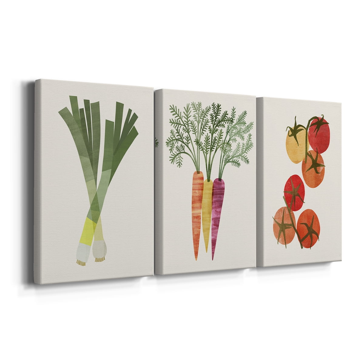 Organic Veg II Premium Gallery Wrapped Canvas - Ready to Hang - 24 x 36 Each