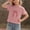 Pink, variant on ITSAME T-Shirts for Girls, Lightweight Comfort Cute Bow Cotton Summer Casual Fashion Tops White Size 10