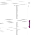 thumbnail image 5 of vidaXL Armoire à Dossiers Blanche 90x40x105 cm Acier, 5 of 5