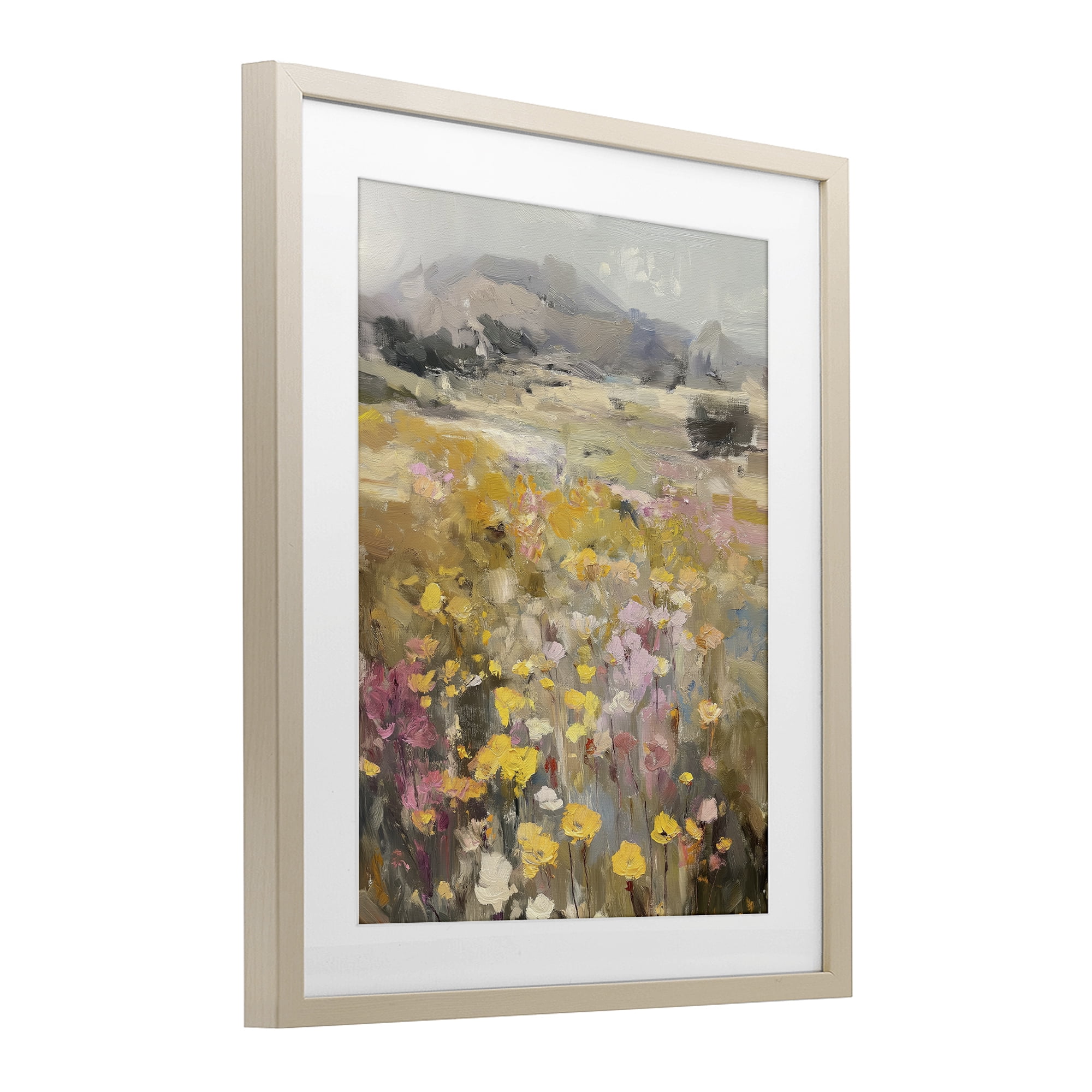 Stupell Industries Meadow's Heartbeat Abstraction Birch Framed Print Under Glass, design by Svetlana Aleynikova