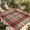 Red, variant on Scottish Tartan Plaid Indoor Outdoor Rugs 4x6 Ft, Green Gingham Plaid Vintage Geometric Grid Outdoor Patio Rugs Mat Washable Outside Area Rugs Carpet for Porch Deck RV Camping Pool Balcony Backyard