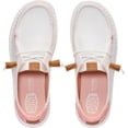thumbnail image 3 of HEYDUDE Wendy Boho Butterfly , Snow White/Pink, 8, 3 of 6